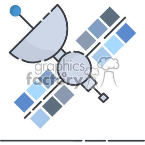 300x300 Royalty Free Satelite Vector Clip Art Images 403884 Vector Clip