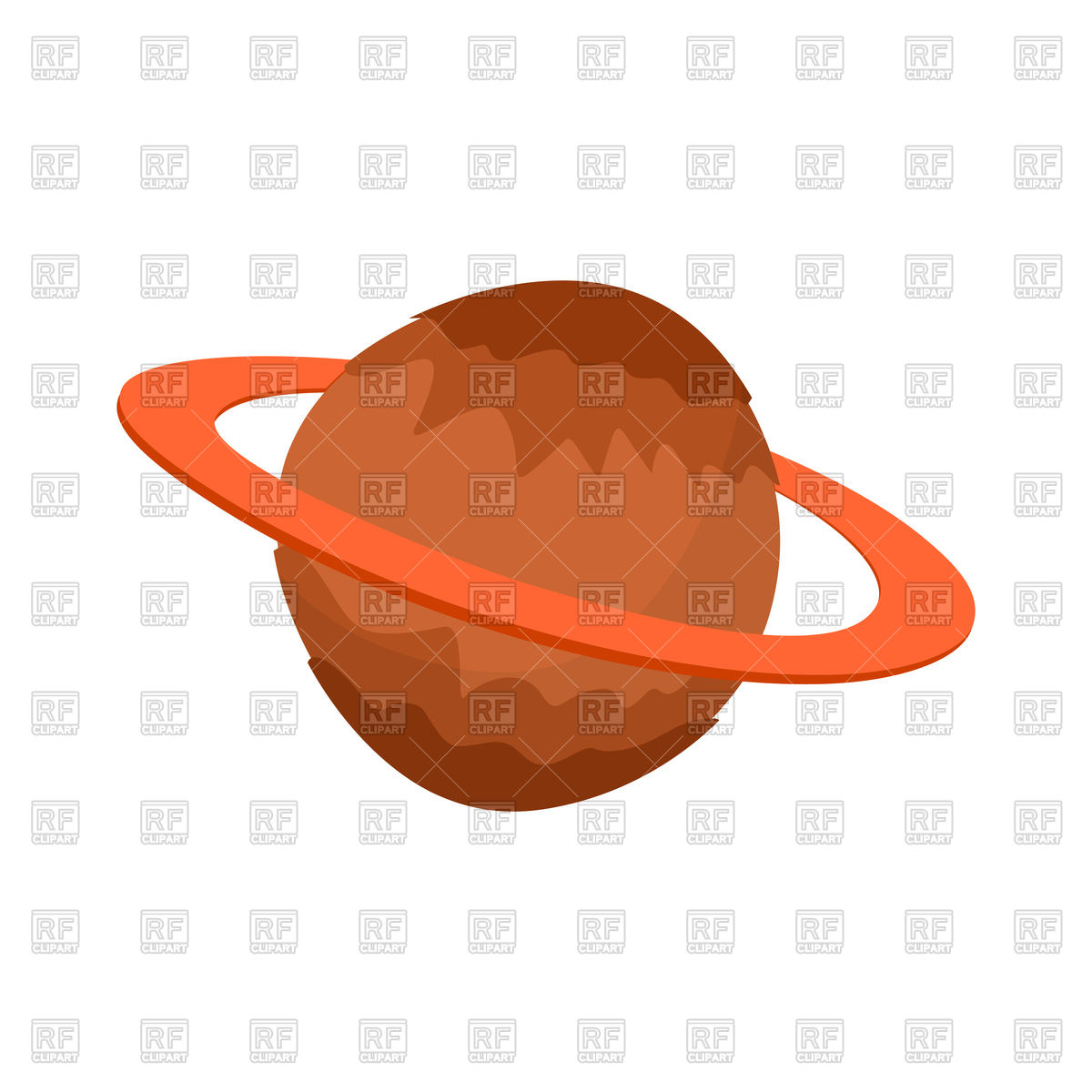 1200x1200 Saturn Planet In Space Royalty Free Vector Clip Art Image