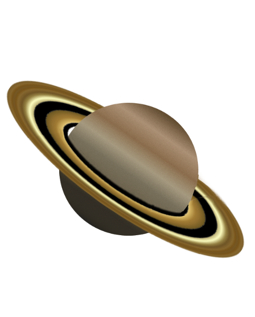 500x620 Realistic Clipart Saturn
