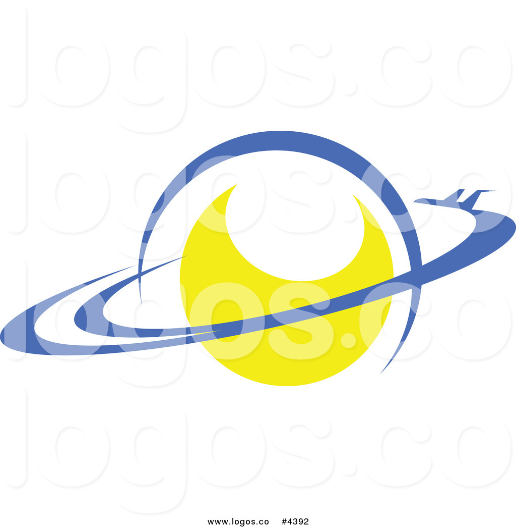 1024x1044 Royalty Free Yellow Planet With Blue Rings Logo By Vector
