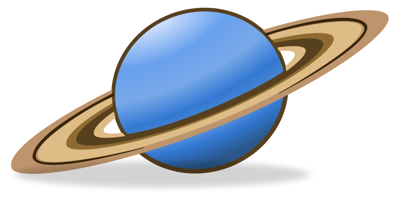 800x406 Space Clipart Saturn Planet