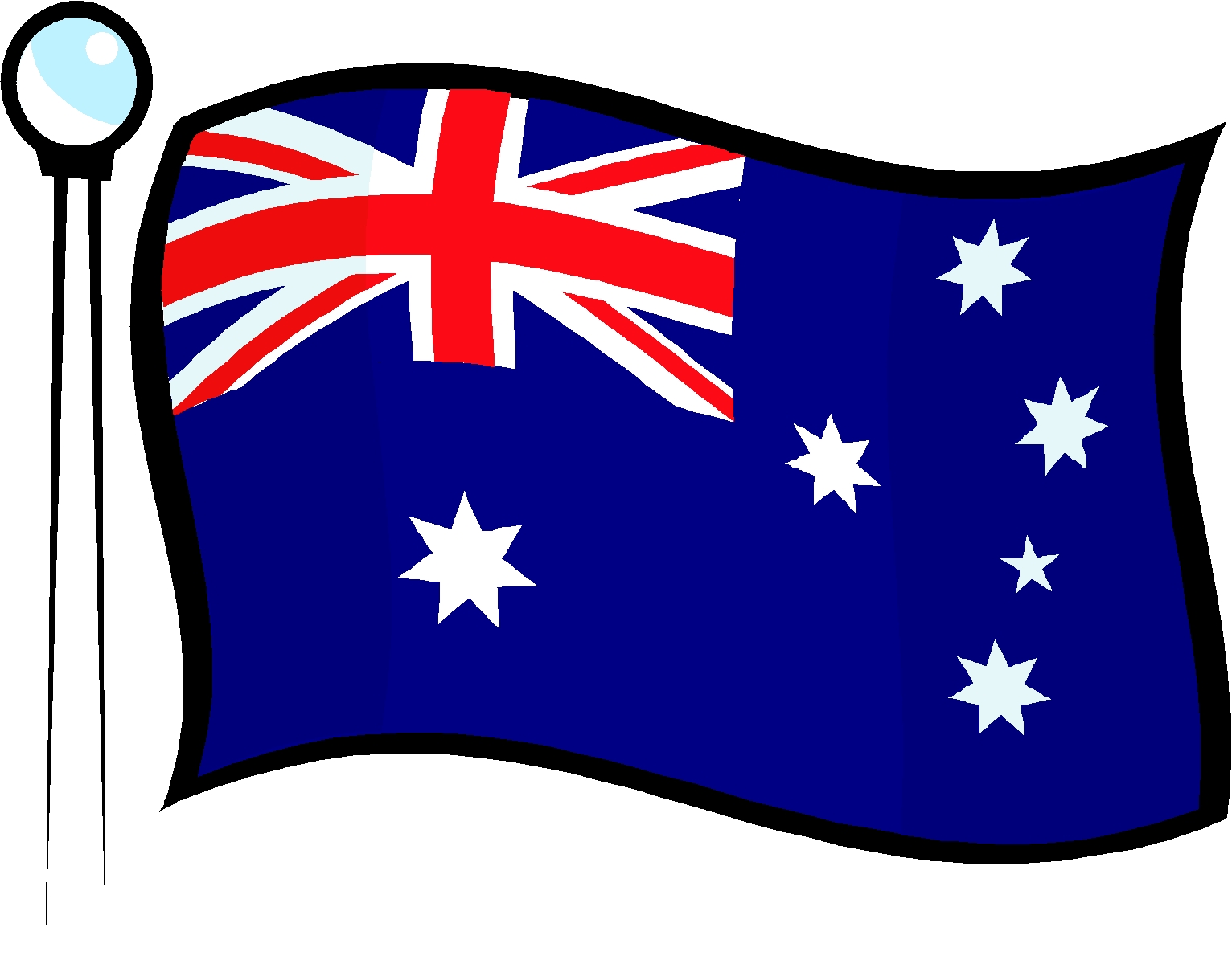1532x1190 Australia Flag Clipart
