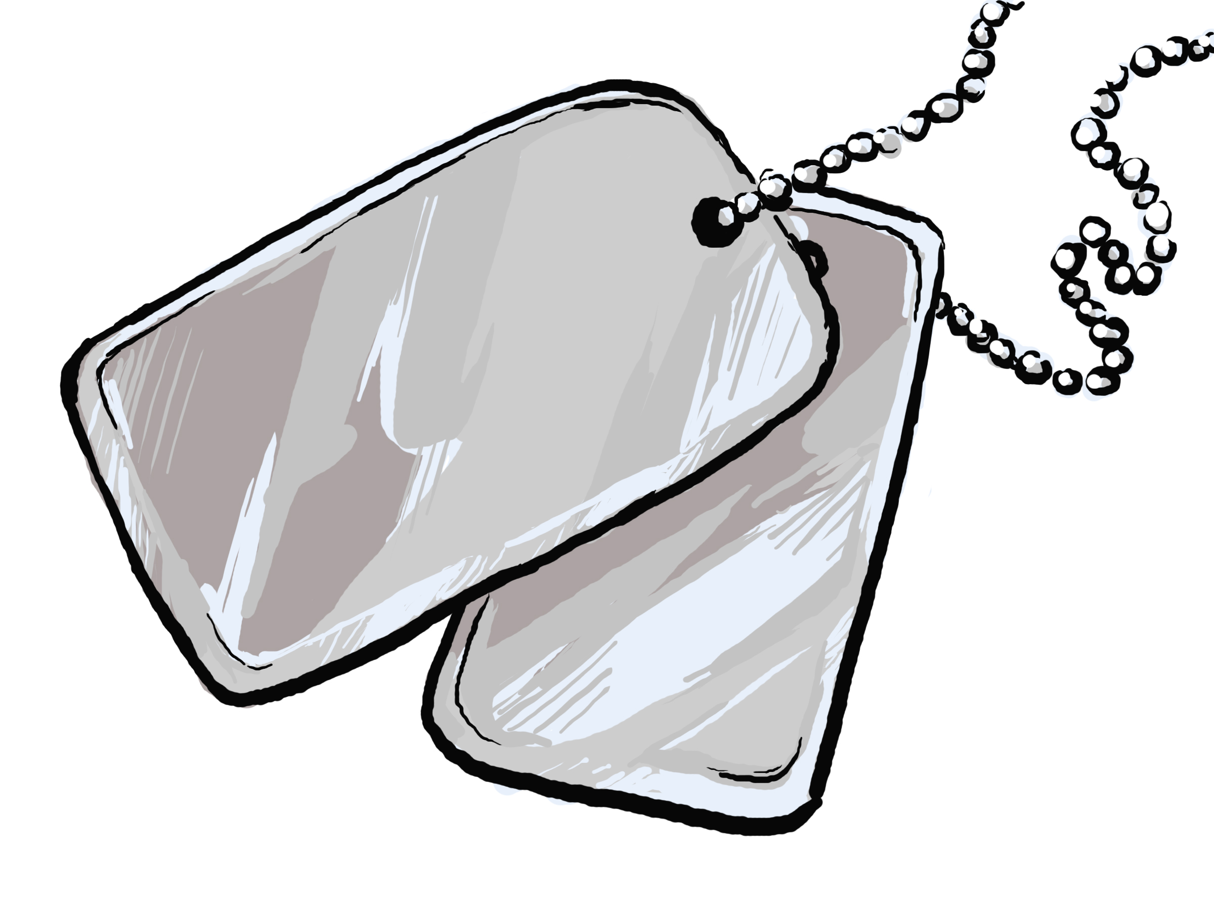 2400x1800 Dog Tags Clipart