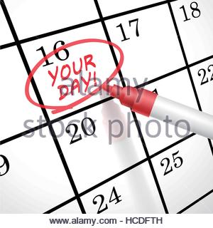 300x320 Save The Date Marked On Calendar Stock Photo, Royalty Free Image