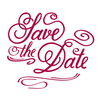 320x320 Save The Date, Wedding Invitation Card Stock Vector Colourbox