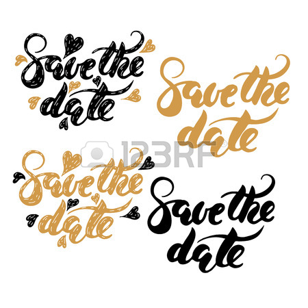 450x450 5,212 Save The Date Lettering Stock Illustrations, Cliparts