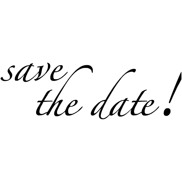 Save The Date Logo | Free download on ClipArtMag