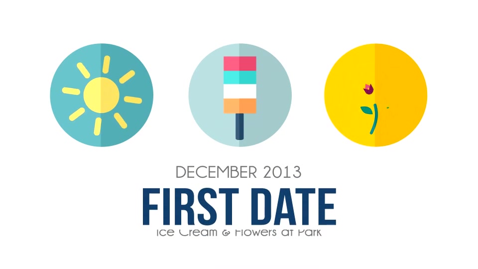 960x540 The Date Flat Wedding Invitation