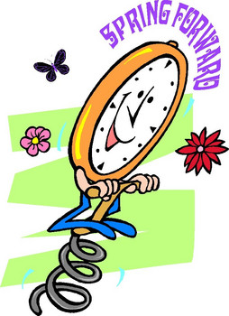 254x350 Daylight Savings Spring Forward Clipart
