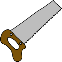 200x200 Hand Saw Clipart