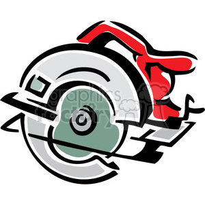 300x300 Royalty Free Circular Saw 385021 Vector Clip Art Image