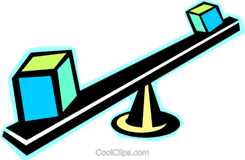 480x314 See Saw Royalty Free Vector Clip Art Illustration Vc012292