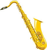 162x170 Royalty Free Saxophone Clip Art