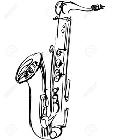 236x276 Saxophone Clip Art Speakeasy 30s Party Saxophones