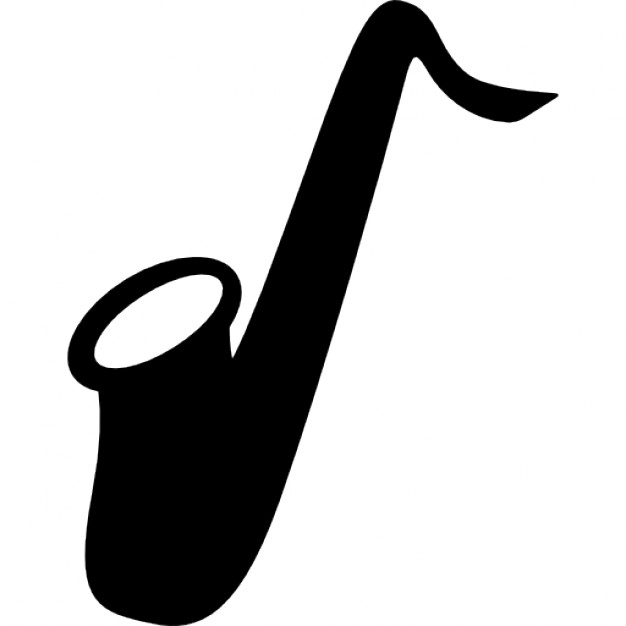 626x626 Saxophone Clipart Silhouette