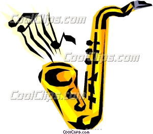 300x263 Saxophone Clip Art
