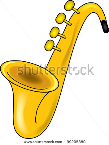 352x470 Clipart Saxophone