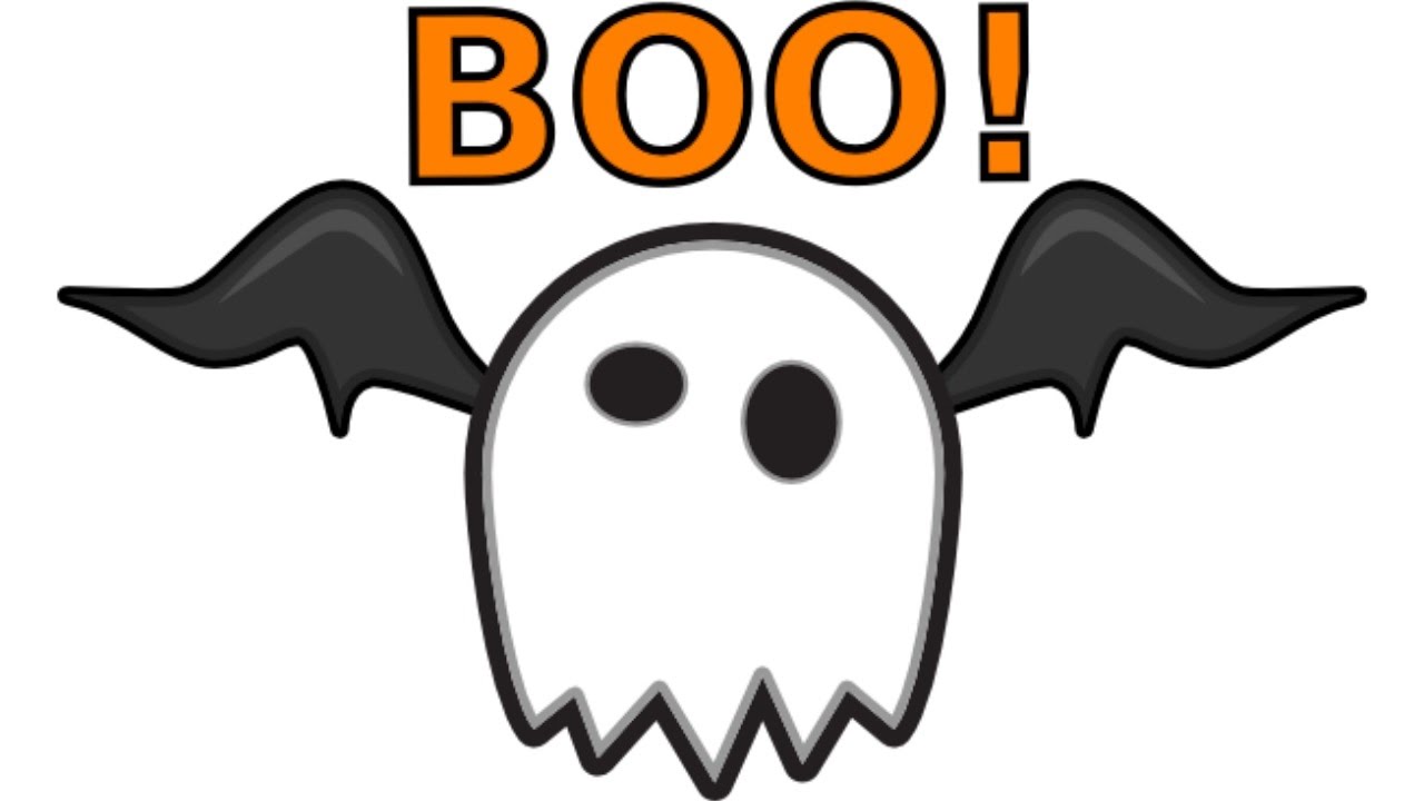 1280x720 Haunted Clipart Boo
