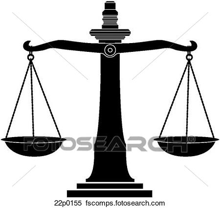 450x425 Clipart Of Justice Scale 22p0155