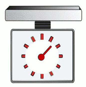 345x350 Clip Art Picture Of A Kitchen Scale