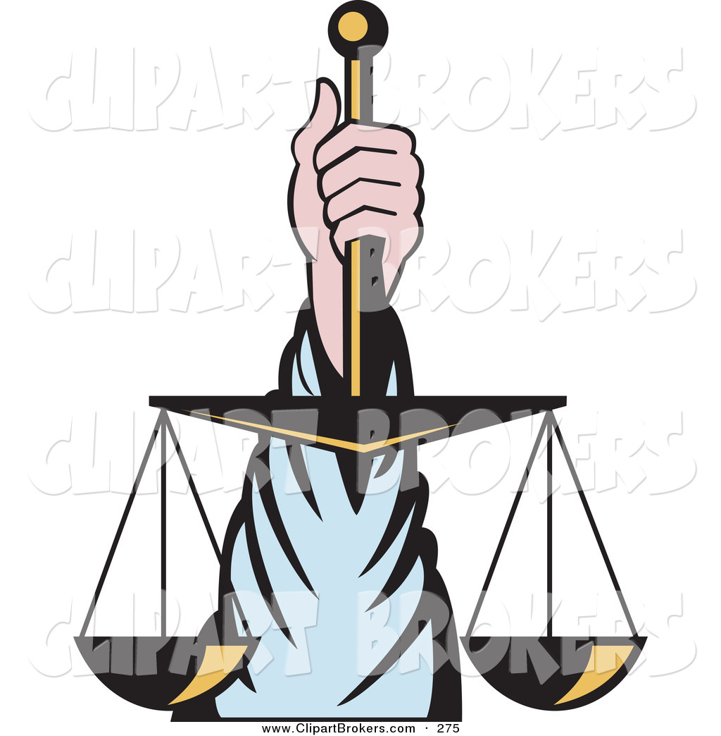 1024x1044 Clip Art Of A Hand Holding Up Scales Of Justice On White By