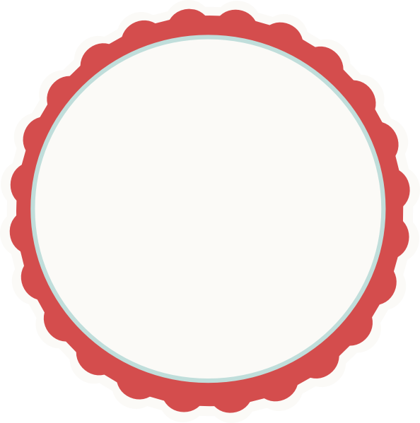 594x599 Red Circle Frame Clipart