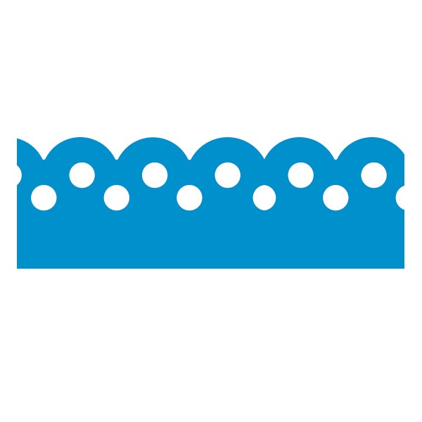 600x600 Scallop Dots Border Maker Cartridge