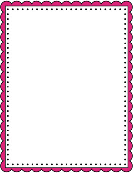 270x350 Scalloped Borders And Frames Clip Art