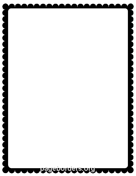 470x608 Black Scalloped Border Clip Art, Page Border, And Vector Graphics