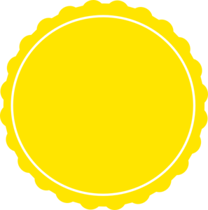 297x300 Brightyellow Scallop Clip Art