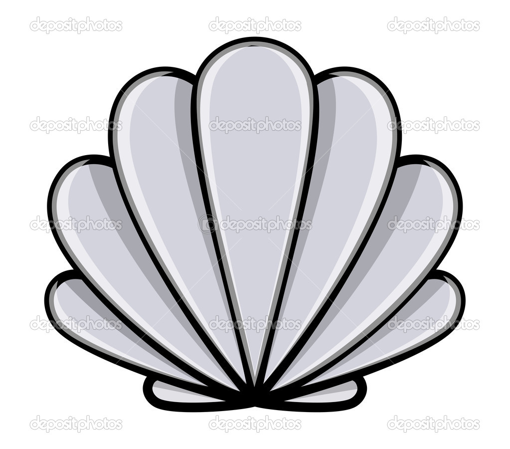 1023x900 Shell Outline Clip Art