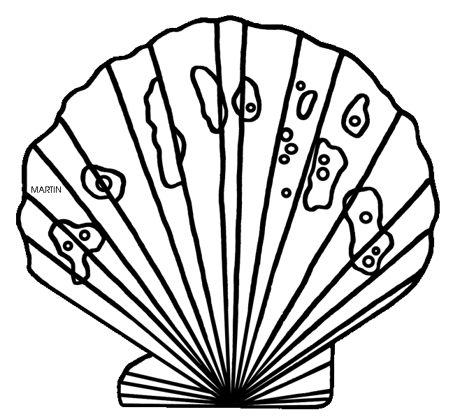 648x600 United States Clip Art By Phillip Martin, Virginia State Fossil