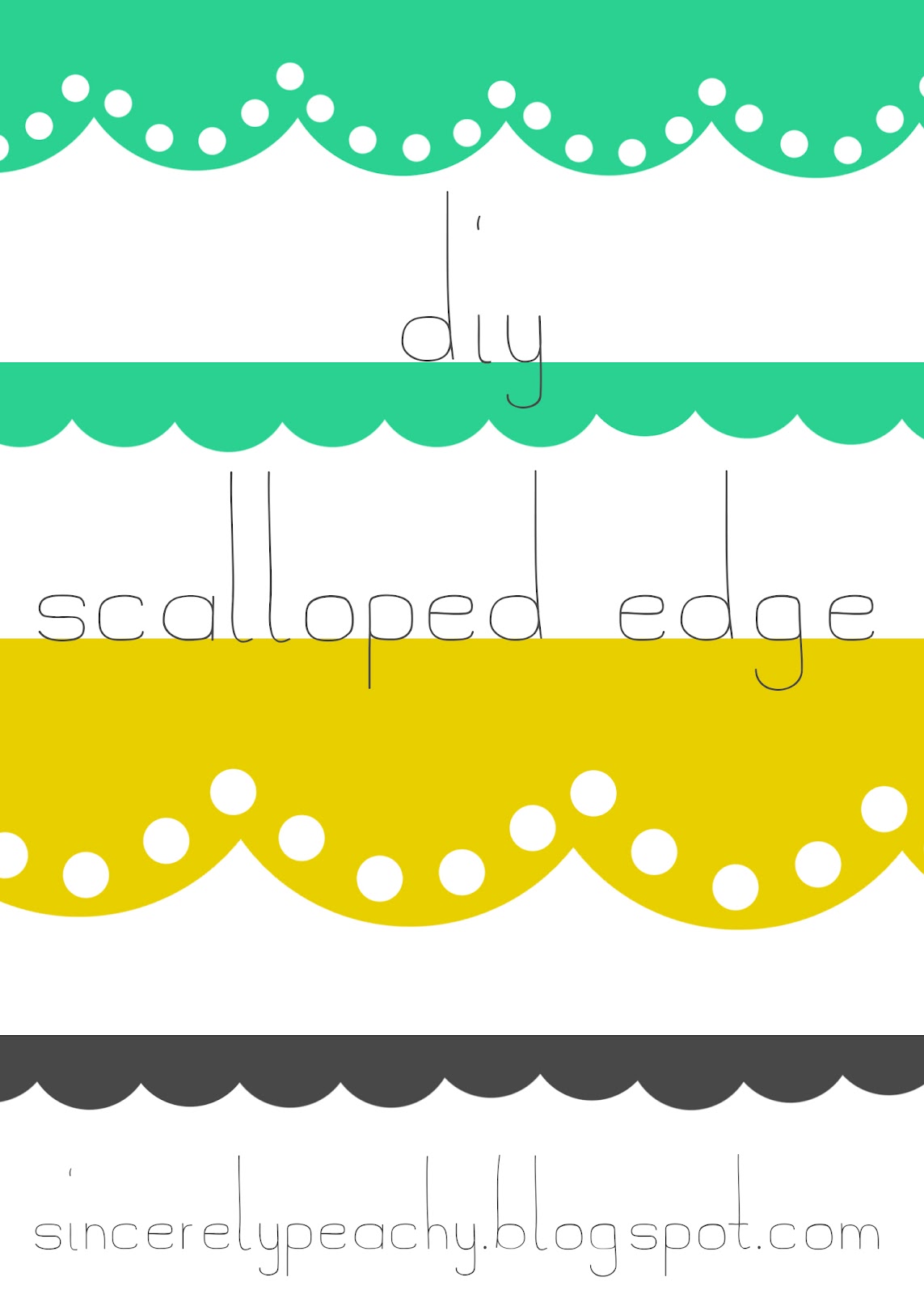 1143x1600 Sincerely Peachy Diy Scalloped Edge