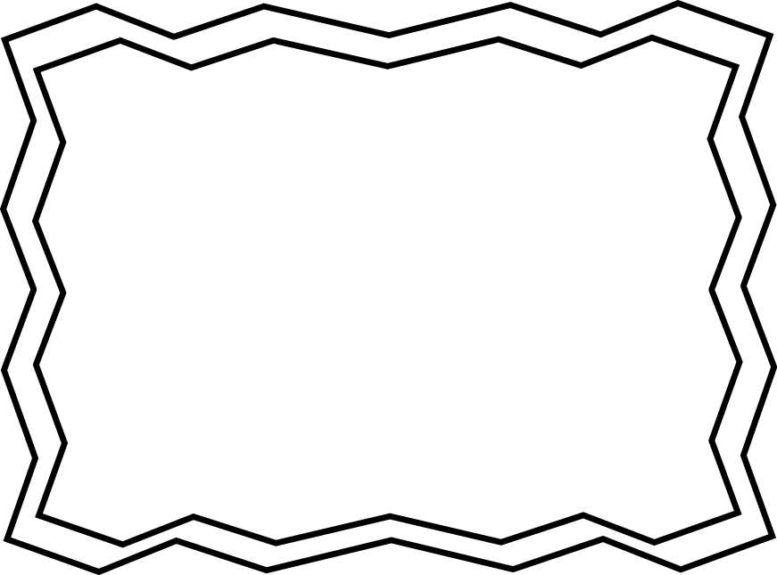 871x645 Zig Zag Border Clip Art