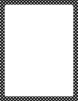 250x324 Black And Green Polka Scalloped Line Clipart Collection