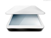 180x135 Computer Scanner Icon (Psd), Free Vector