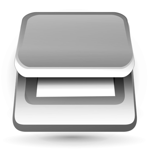 500x500 Scanner Top View Vector Image Public Domain Vectors