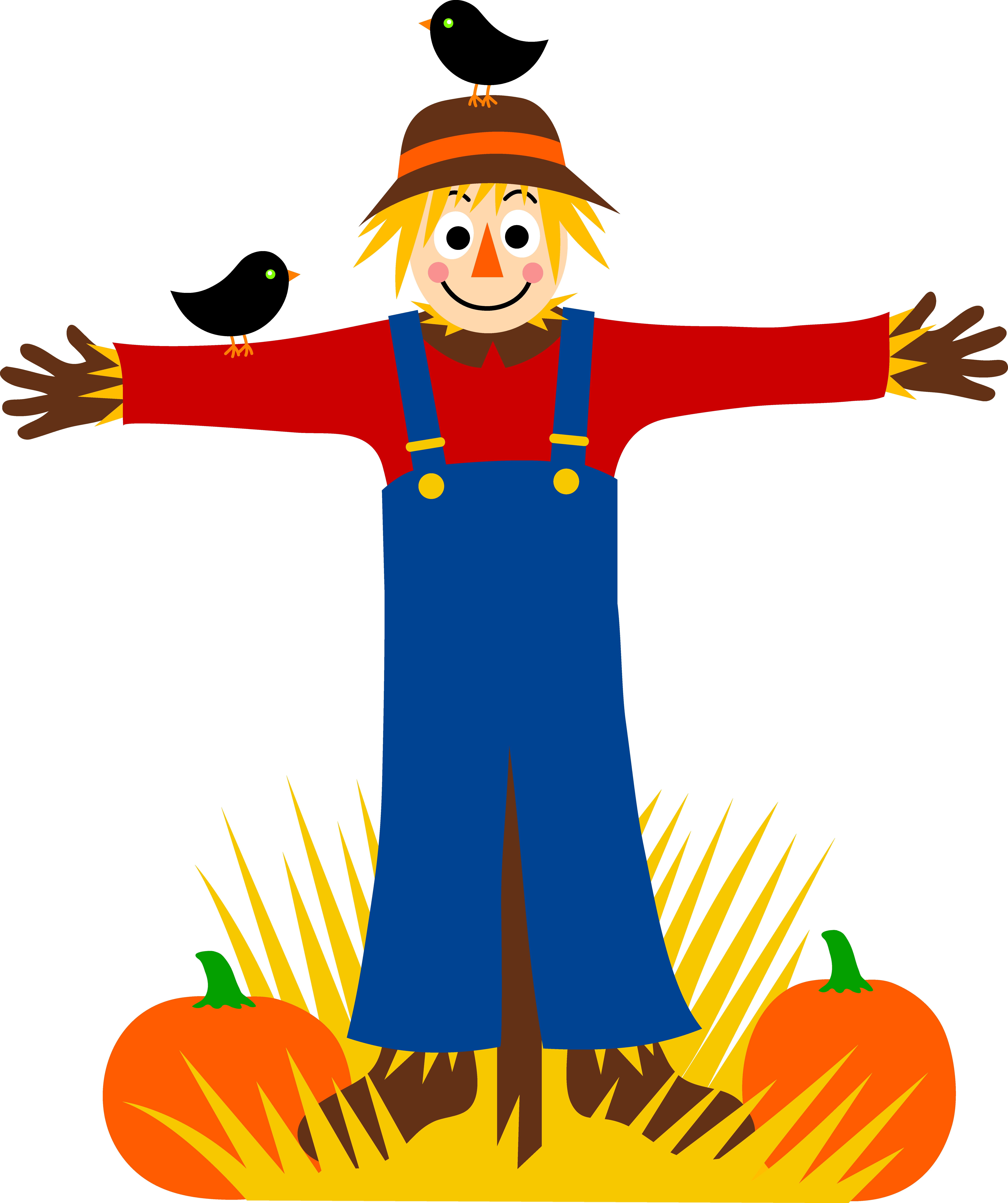 7219x8614 Scarecrow Clipart