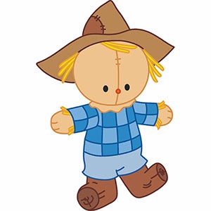 300x300 Cute Scarecrow Clip Art Free