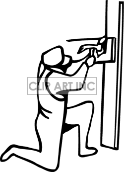 250x346 Home Repair Black And White Clipart