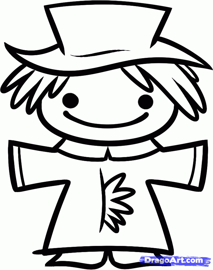 700x887 Scarecrow Clipart Easy