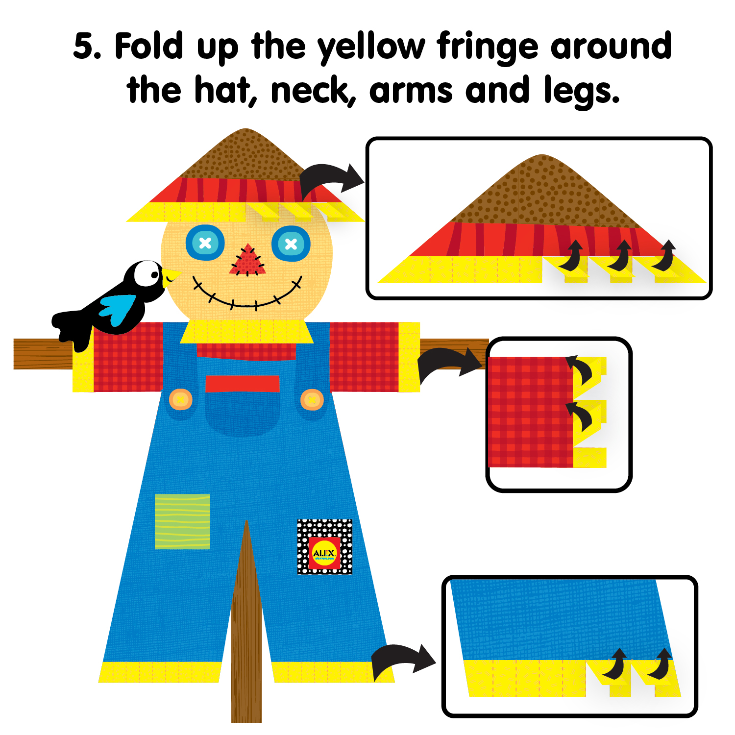1500x1500 Kids Thanksgiving Crafts Make A Scarecrow Printable