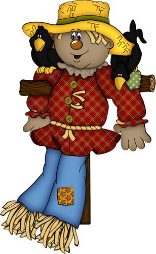 308x500 Scarecrow Clipart Fall Leave