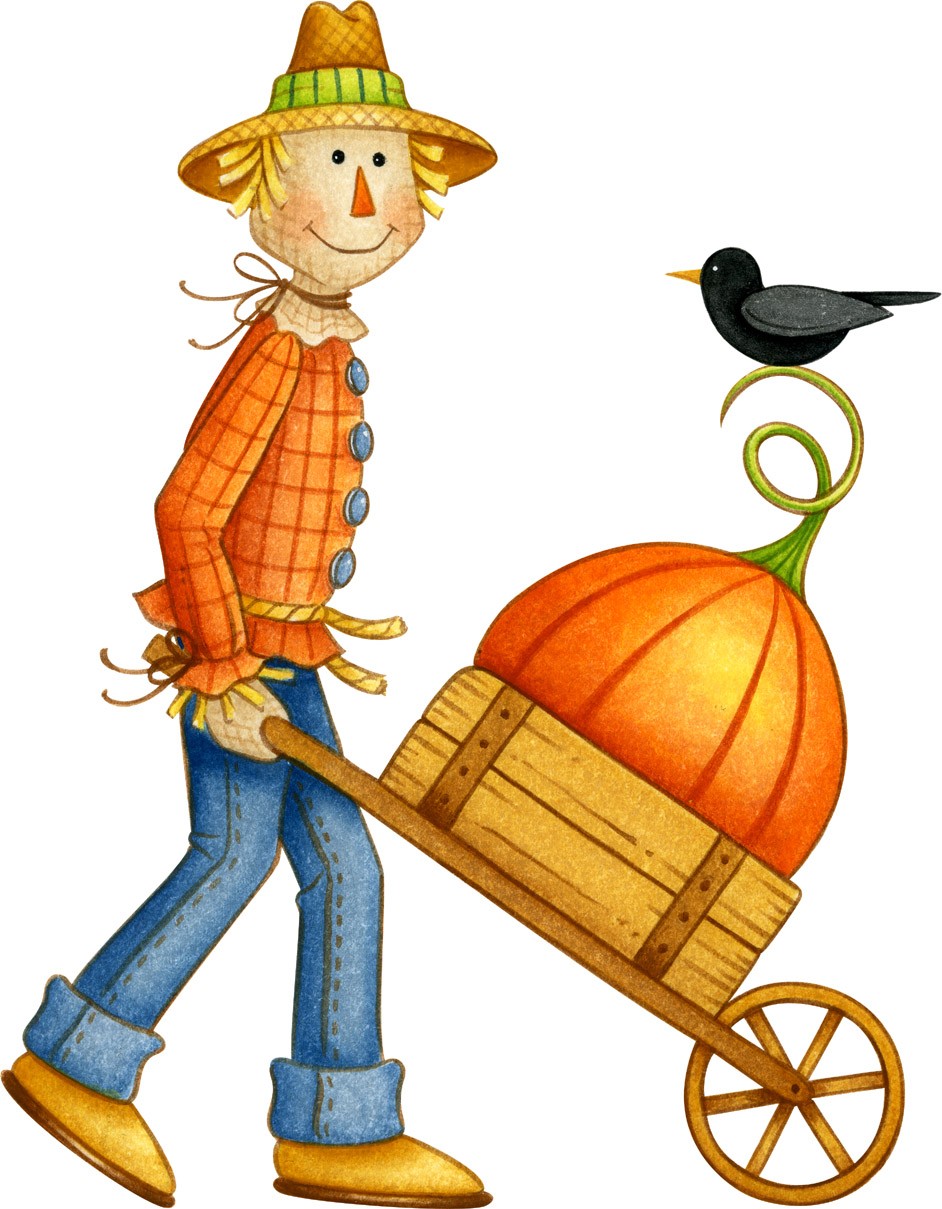 942x1209 Scarecrow Clip Art