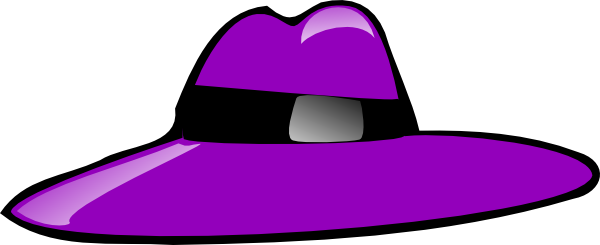 600x245 Purple Hat Clip Art Free Vector 4vector