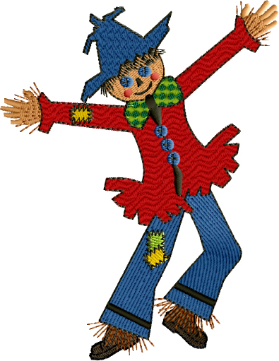 395x511 Dancing Scarecrow
