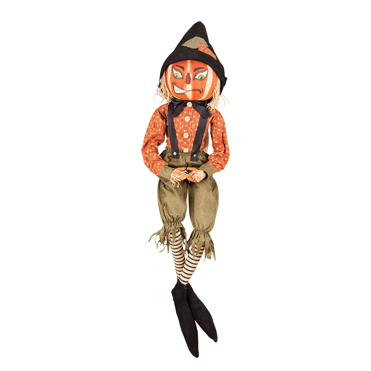 1200x1200 Joe Spencer Riley Scarecrow Pumpkin Head Cloth Halloween Doll