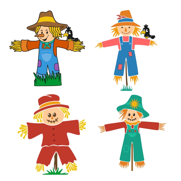 600x600 Scarecrow Cuttable Design