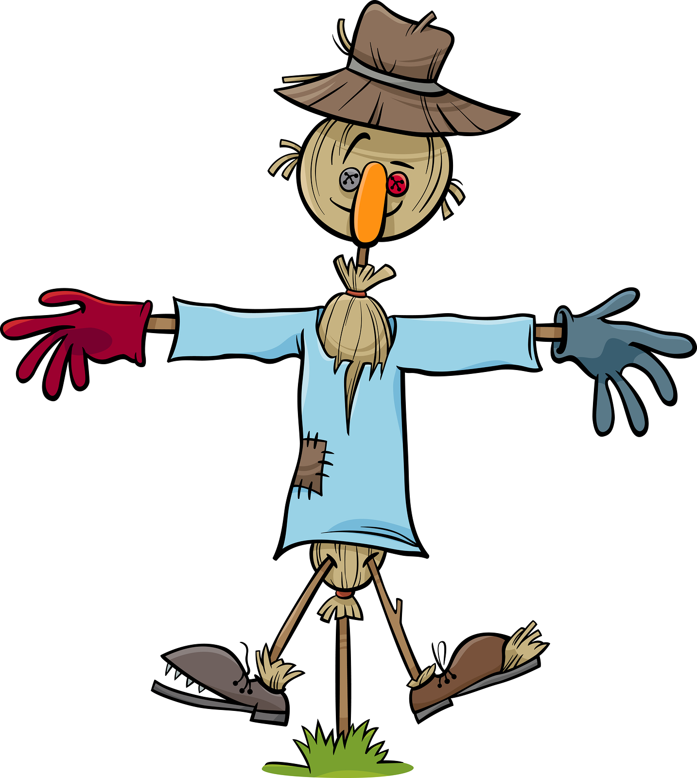 1434x1600 Scarecrow Clipart September