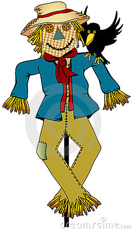 259x450 Clipart Scarecrow